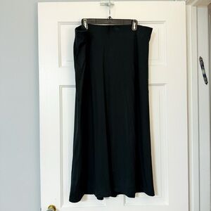 Dark green maxi skirt
